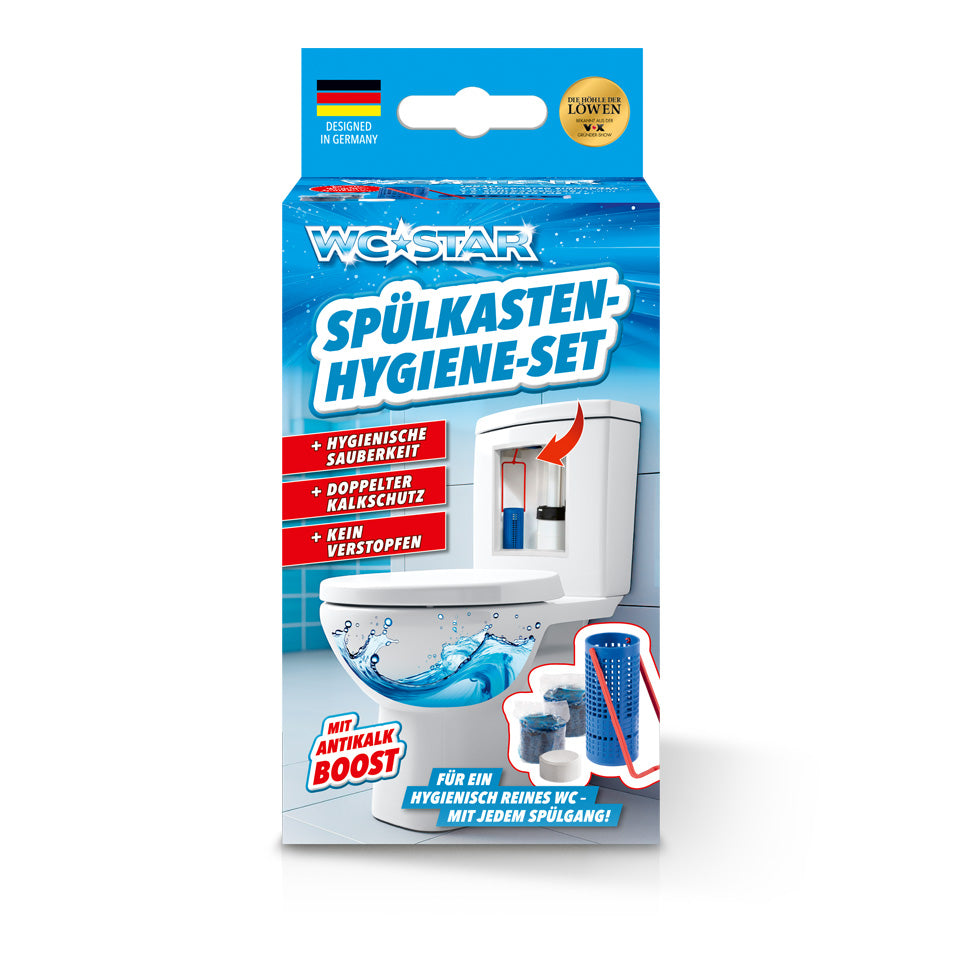 Die Front der WC-Star Verpackung.
